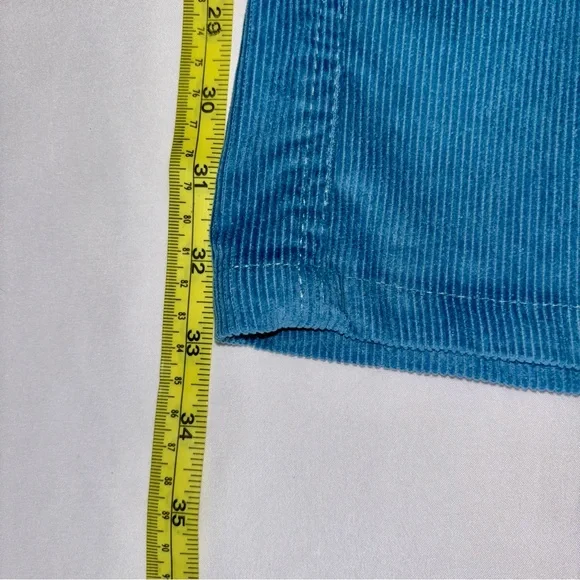 Blue Floral Sweater and Corduroy Pants Set - Picture 4 of 5